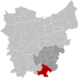 Расположение муниципалитета на карте провинции
