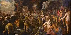 Празднество богов. 1597. Холст, масло. Поммерсфельден, Бавария