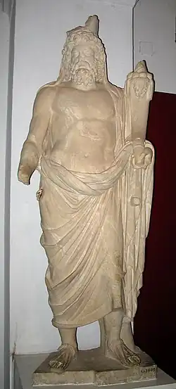 Сатурн. Римская скульптура II века, Бардо, Тунис