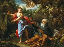 Искушение Святого Антония. Ок. 1720 г. Холст, масло. Частное собрание