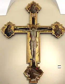 Крест из базилики Сан-Франческо. Ок. 1415. Дерево, темпера, золочение. Национальная пинакотека, Болонья