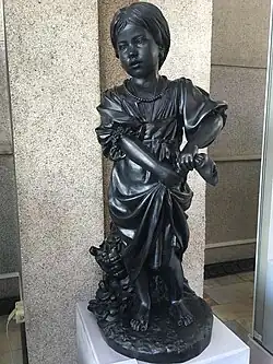 «Девочка-грибница» — по гипсовой модели 1871 года «Грибовница»