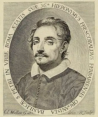 Джироламо ФрескобальдиГравюра Клода Меллана, 1619