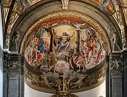 Страшный суд. Роспись конхи собора в Парме. Между 1538 и 1544