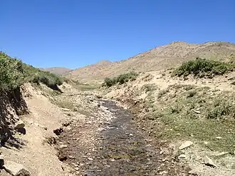В горах Гобдунтау. Долина сая Ингичка