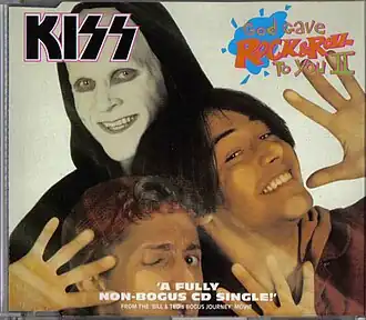 Обложка сингла Kiss «God Gave Rock 'N' Roll to You II» (1991)