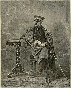 М.Д. Горчаков в Севастополе, 1855. Портрет сделанный неприятельским фотографом