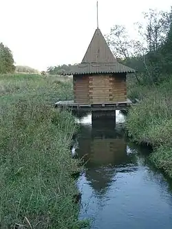 Горетовка, возле барской усадьбы Середниково (Алешино), 2004 год.