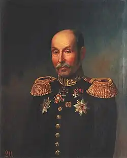 Портрет М. Ф. Горковенко работы неизвестного художника. ЦВММ