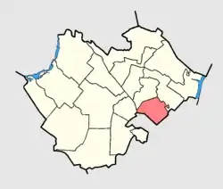 Городищенское городское поселение на карте