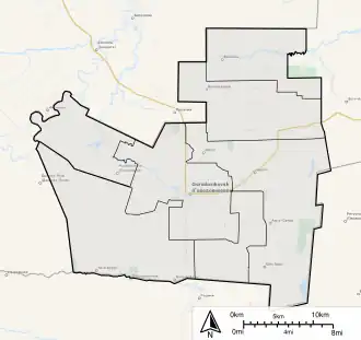 Городовиковский район на карте