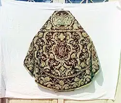 Фелонь времён Царя Михаила Фёдоровича. Ростов Великий, 1911