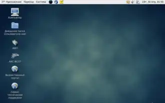 Логотип и рабочий стол ГосЛинукс