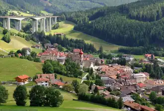 Госсенсасс — самый большой посёлок коммуны