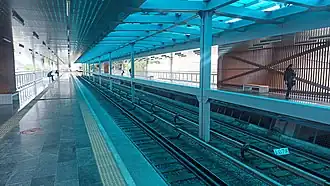 Платформы станции после реконструкции