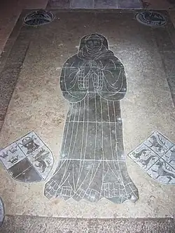 Изображение Агнессы на надгробной плите