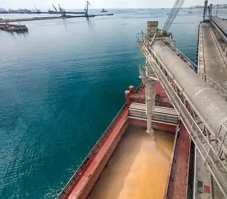 Погрузка зерна