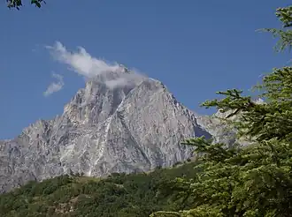 Пик Корно-Гранде, 2914 м