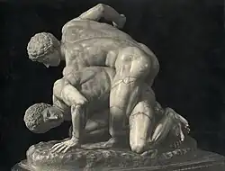 Борцы. Копия. Оригинал в галерее Уффици, Флоренция