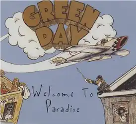 Обложка сингла Green Day «Welcome to Paradise» (1994)