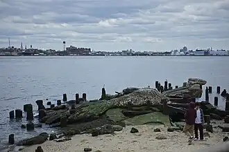 Вид на район из Манхэттена