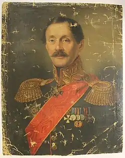 Портрет Г. Ф. Козлянинова работы неизвестного художника. Около 1837—1847 годов. Тульский государственный музей оружия