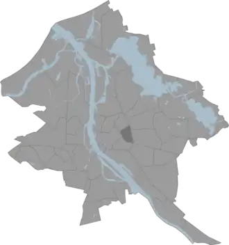 Гризинькалнс на карте Риги