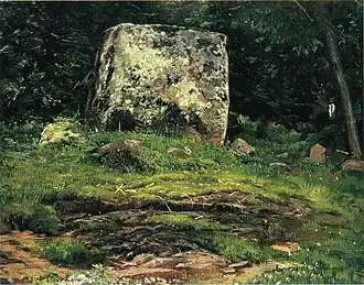 Казак-камень на картине В. Т. Громме