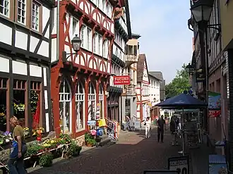 Восстановленная торговая улица