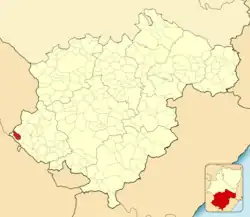 Расположение муниципалитета на карте провинции