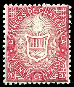 20 сентаво (Yt #4; Sc #4), негашёная
