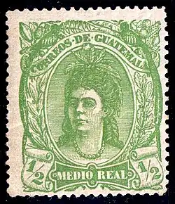 ½ реала (Mi #11; Yt #11; Sc #11), негашёная