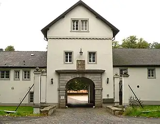 Ворота, ведущие в замковый парк