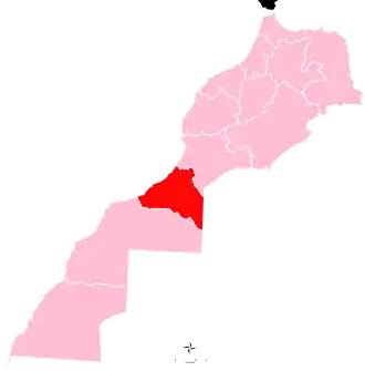 Гулимин — Уэд-Нун на карте