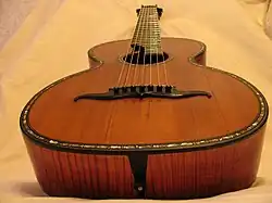 Семиструнная гитара И. Я. Краснощёкова 1857 года.