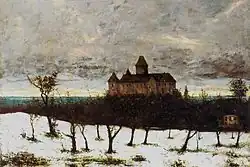 Г. Курбе. «Замок  в Блоне» (1875)