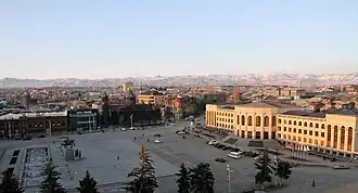 Вид на Гюмри.