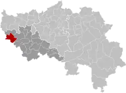 Расположение муниципалитета на карте провинции