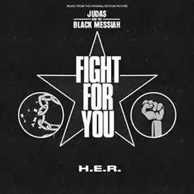 Обложка сингла H.E.R. «Fight for You» (2021)