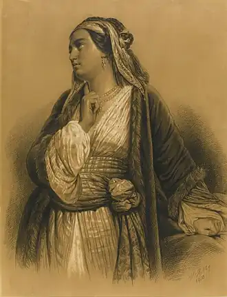 Портрет Киры Вассилики, 1850