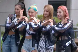 H1-Key в июле 2022 года. Слева направо: Йел, Хвисо, Сои и Риина.