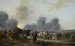 Атака имперских драгун. Ок. 1630. Дерево, масло. Военно-исторический музей, Вена