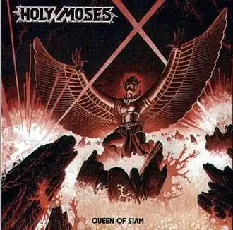Обложка альбома Holy Moses «Queen of Siam» (1986)