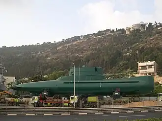 Галь в музее ВМС в Хайфе, установлена в 2007 году