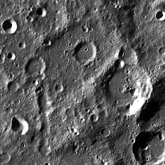 Снимок зонда Lunar Reconnaissance Orbiter.