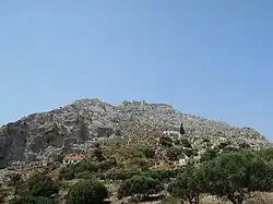 Вид на руины крепости