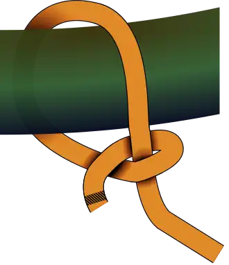 Полуштык без обязательной прихватки ходового конца троса за коренной