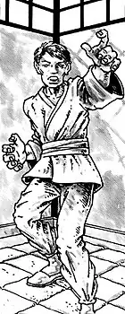 Хамато Ёси в комиксе Teenage Mutant Ninja Turtles #1 (Май, 1984)Художник — Питер Лэрд.