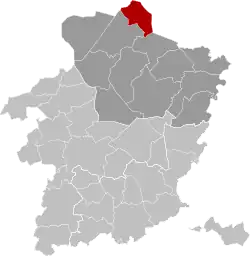 Расположение муниципалитета на карте провинции