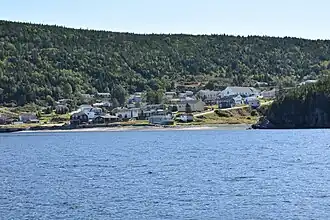 Вид на Хампден с залива